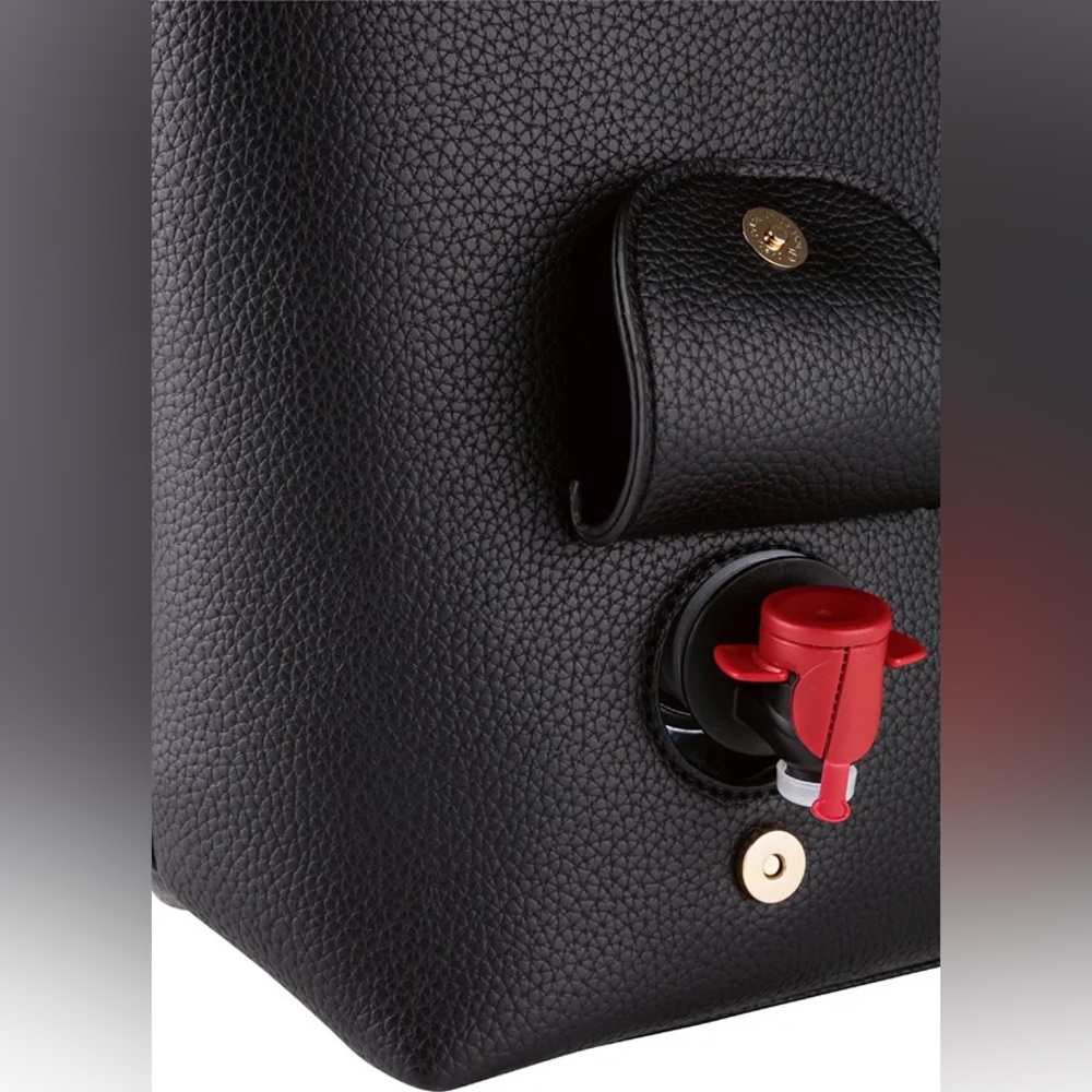 PortoVino Wine‎ Fashionable Purse With Hidden, Insulated Compartment For Wine - Picture 15 of 16